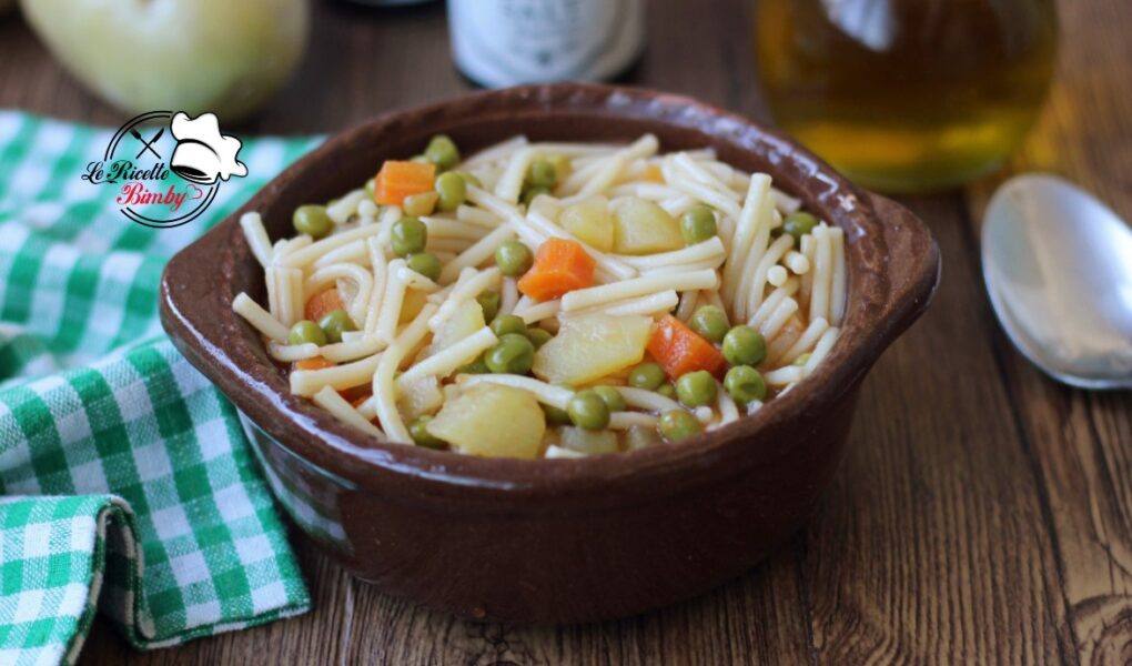 MINESTRA DI PATATE E PISELLI BIMBY