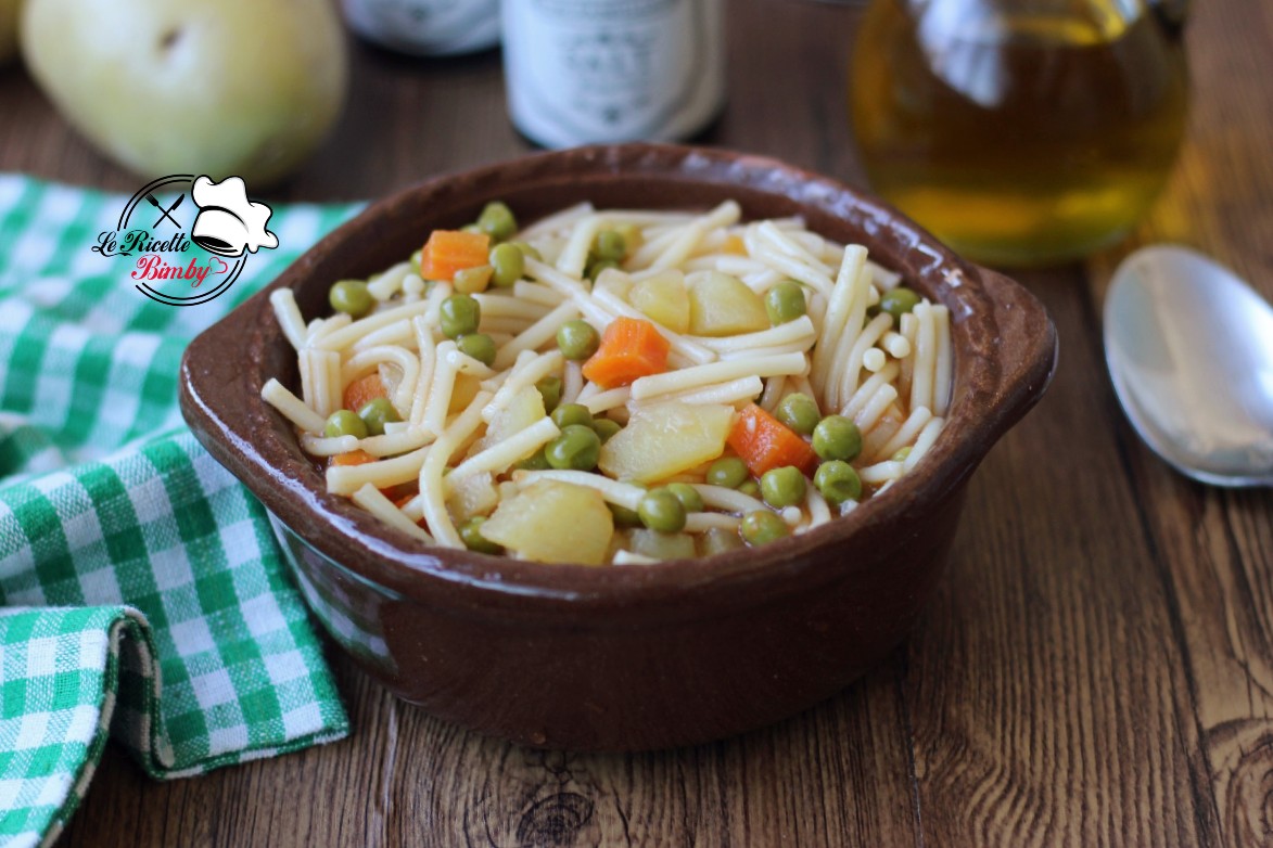 MINESTRA DI PATATE E PISELLI BIMBY