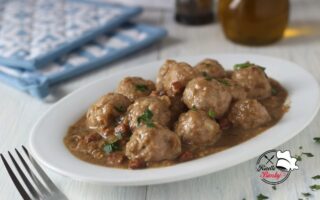 POLPETTE DI CARNE CREMOSE AI FUNGHI BIMBY