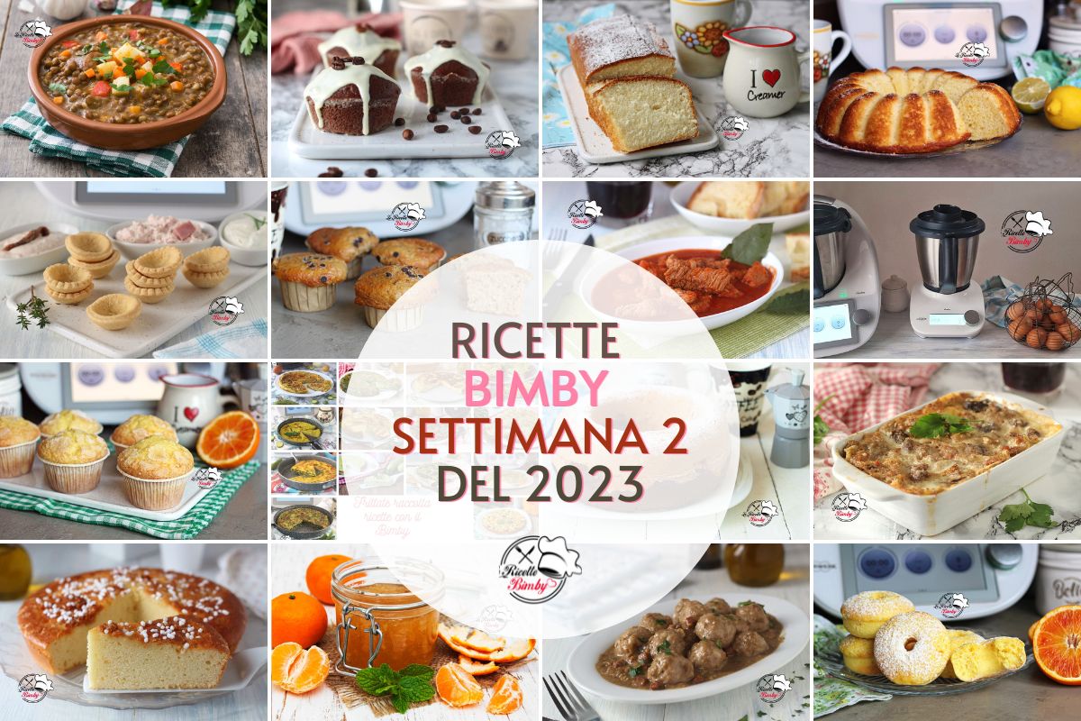 RICETTE BIMBY SETTIMANA 2 del 2023