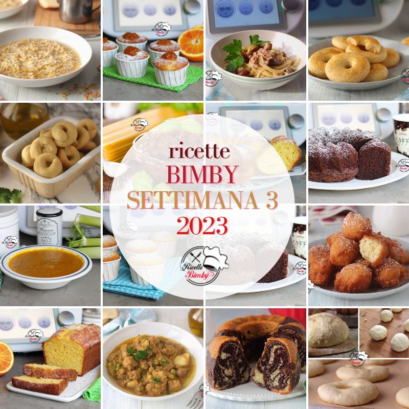 RICETTE BIMBY SETTIMANA 3 del 2023