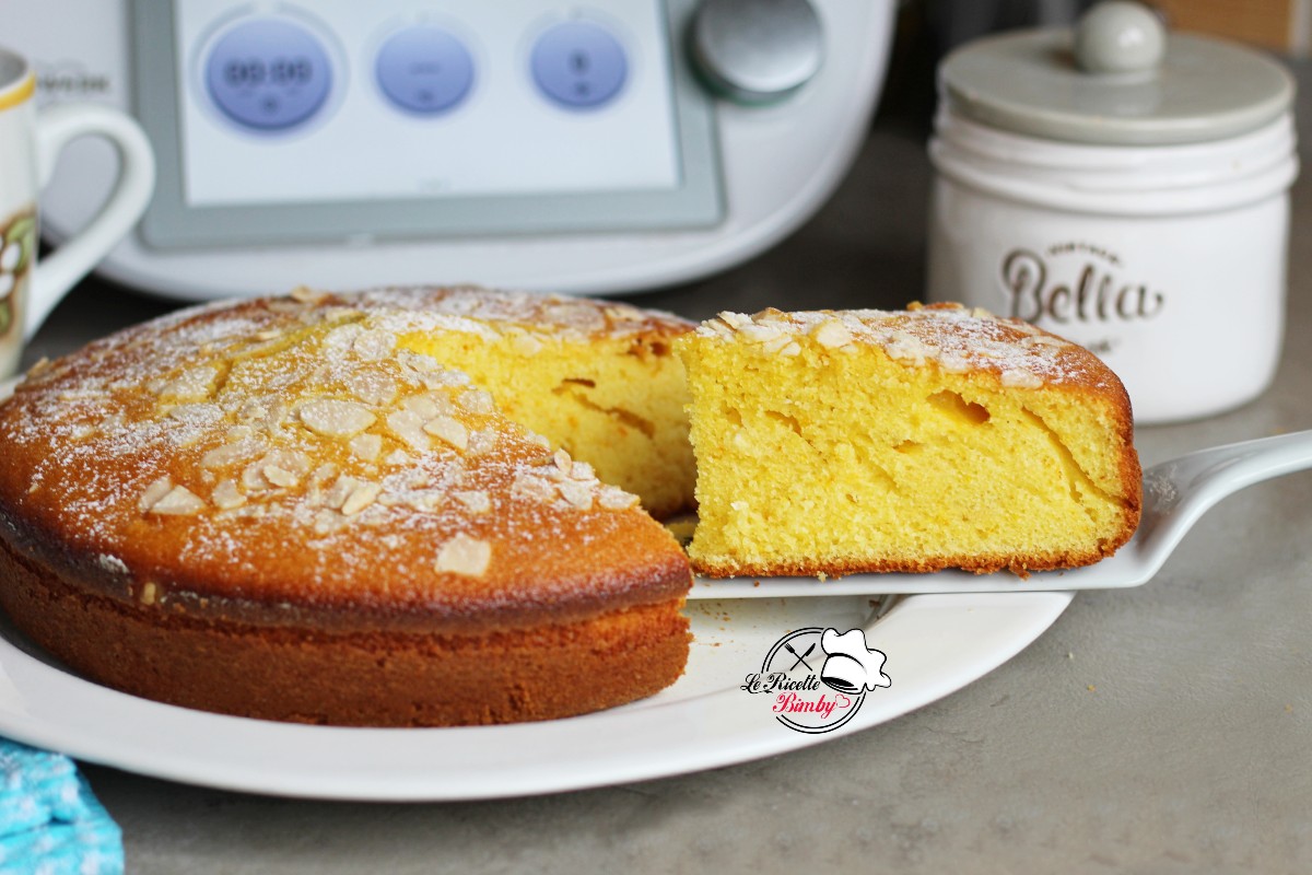 TORTA ALL'ARANCIA E MANDORLE BIMBY