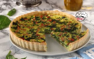 QUICHE DI SPINACI E SPECK BIMBY