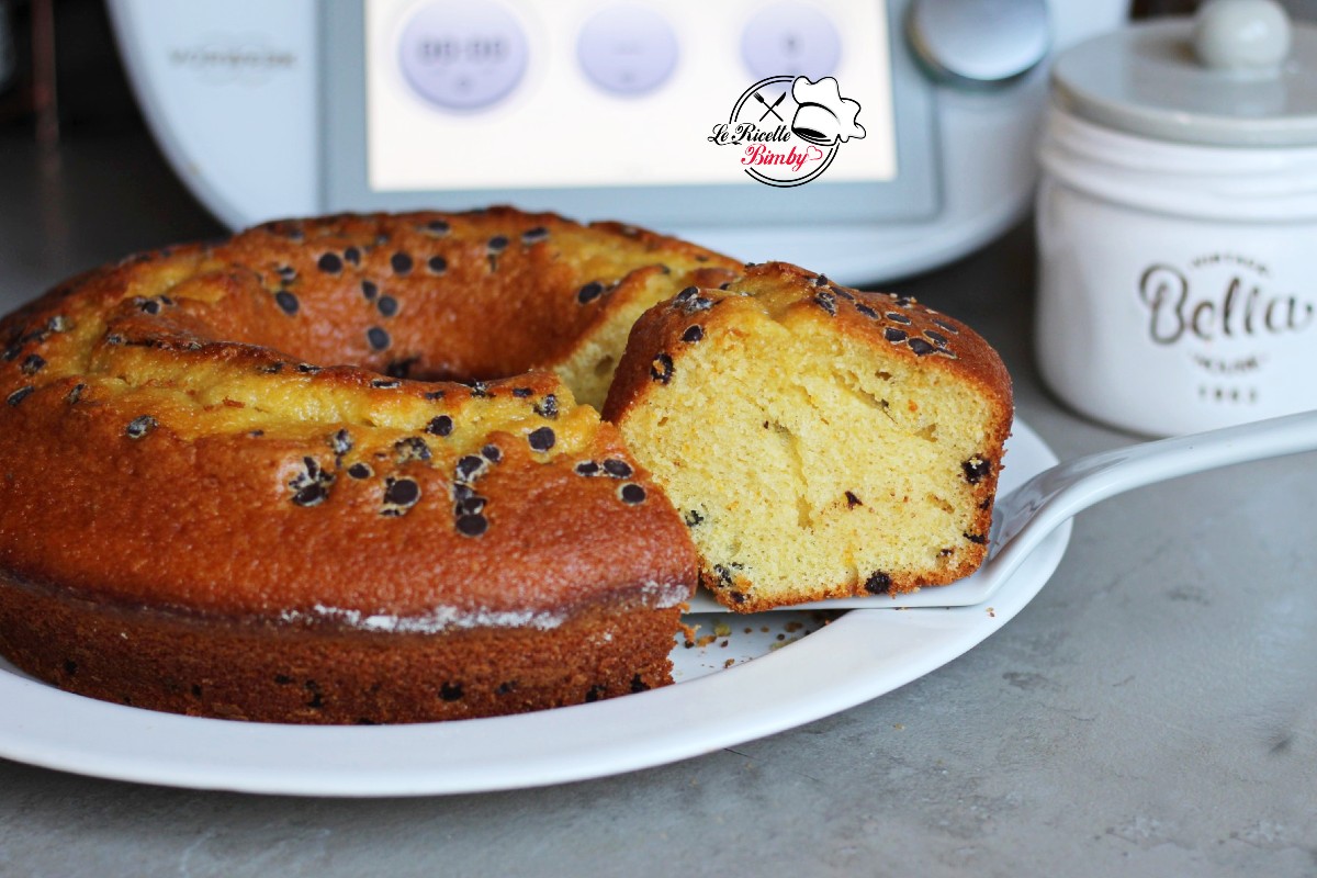 CIAMBELLONE ARANCIA E CIOCCOLATO BIMBY
