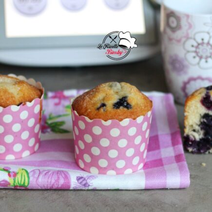 MUFFIN ALLA RICOTTA E MIRTILLI BIMBY