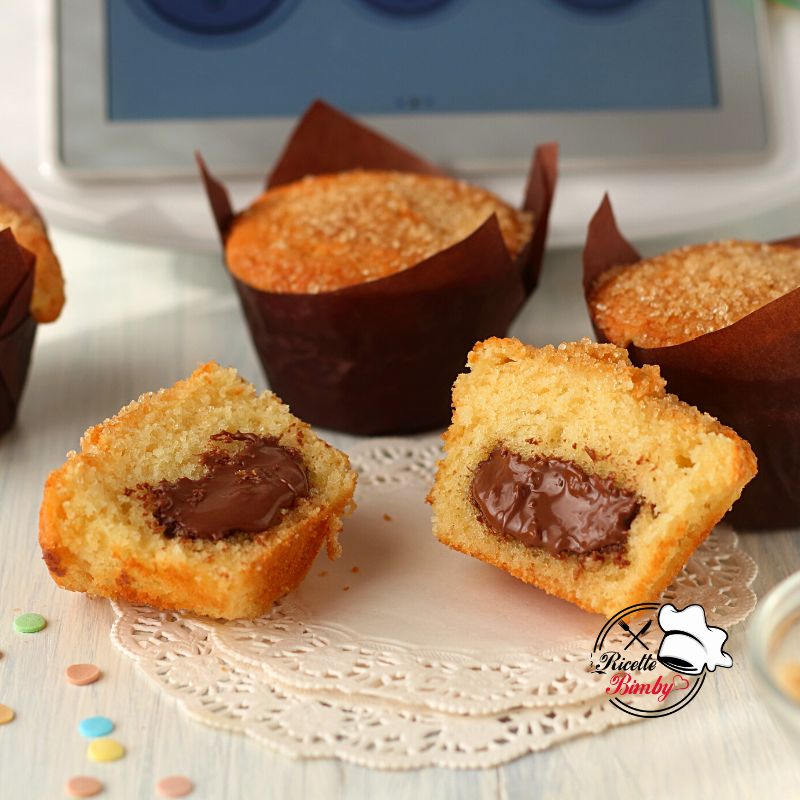 NUTELLA MUFFIN DAL CUORE MORBIDO BIMBY