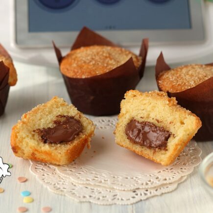 NUTELLA MUFFIN DAL CUORE MORBIDO BIMBY