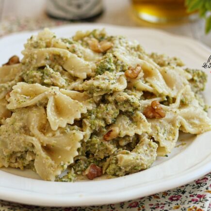 PASTA CREMOSA AI BROCCOLI E NOCI