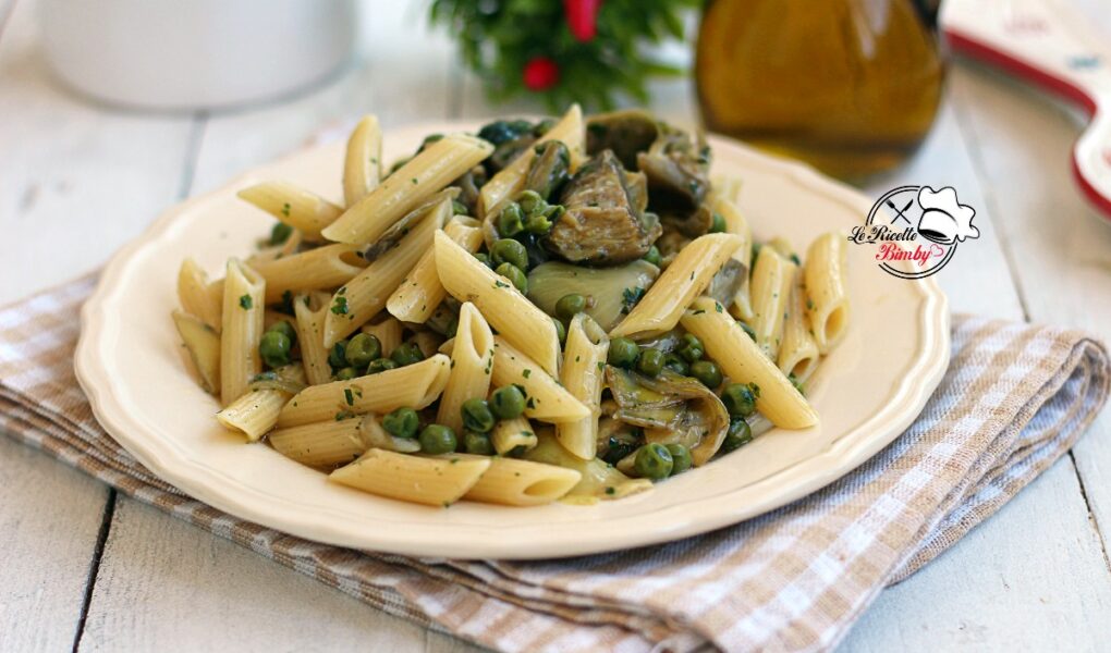 PASTA CARCIOFI E PISELLI BIMBY