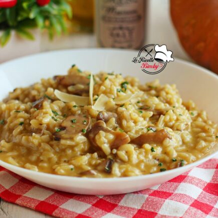 RISOTTO ALLA ZUCCA E FUNGHI BIMBY