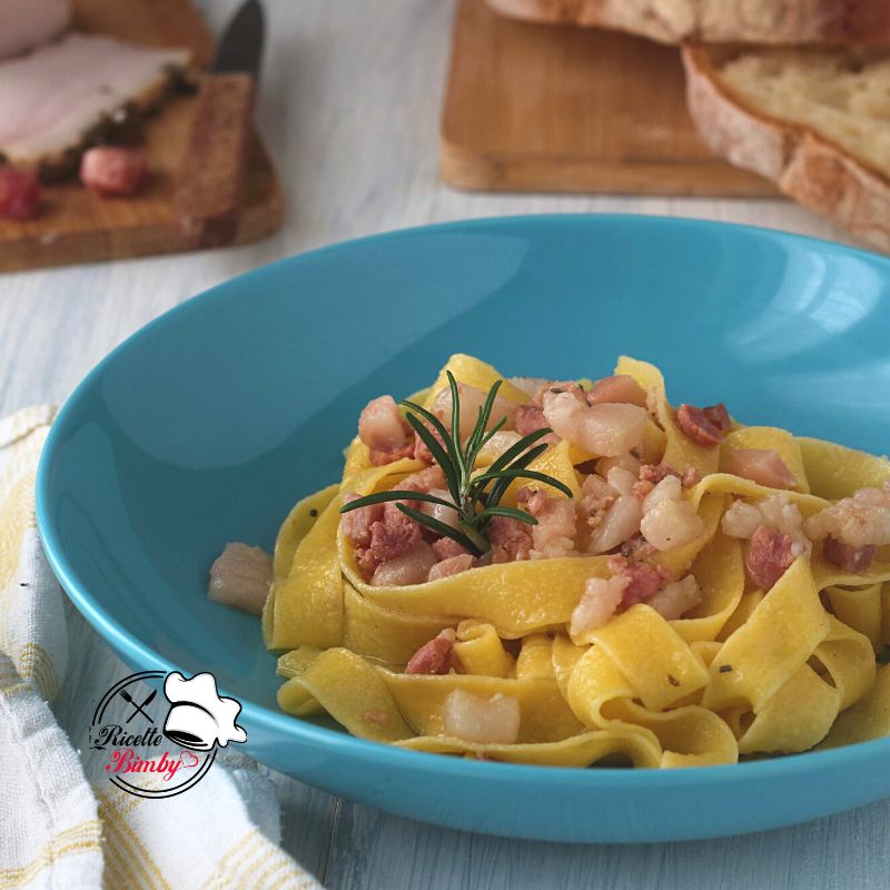 TAGLIATELLE ALLARDIATE FATTE IN CASA BIMBY