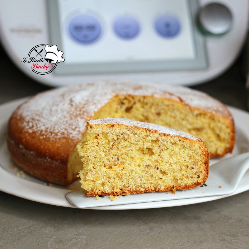 TORTA ALL'ARANCIA E MANDORLE BIMBY
