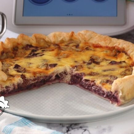 TORTA SALATA AL RADICCHIO E GORGONZOLA