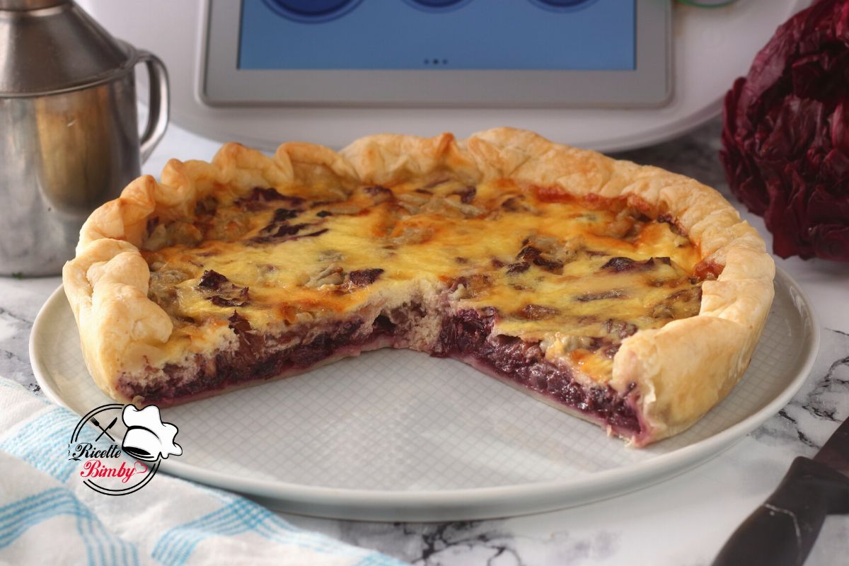 TORTA SALATA AL RADICCHIO E GORGONZOLA