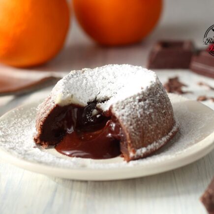 TORTINO ALL'ARANCIA E CIOCCOLATO BIMBY DAL CUORE MORBIDO