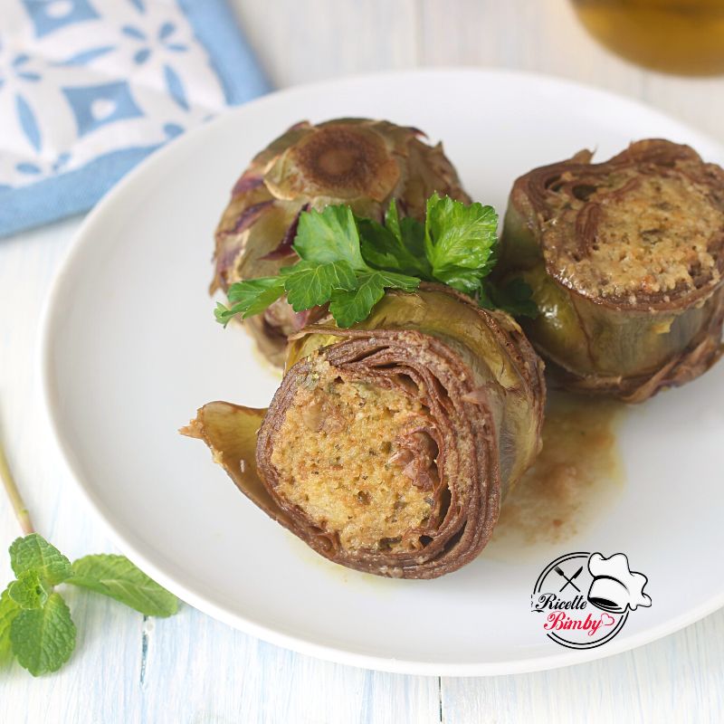 CARCIOFI RIPIENI BIMBY : un'esplosione di sapori mediterranei