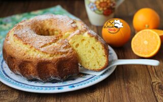 CIAMBELLA ARANCIA E MANDORLE BIMBY