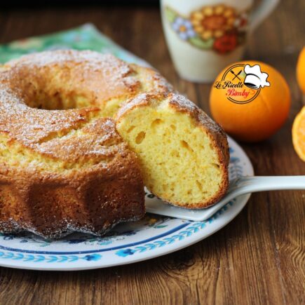 CIAMBELLA ARANCIA E MANDORLE BIMBY
