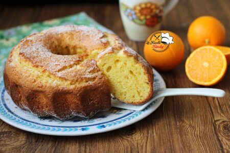 CIAMBELLA ARANCIA E MANDORLE BIMBY