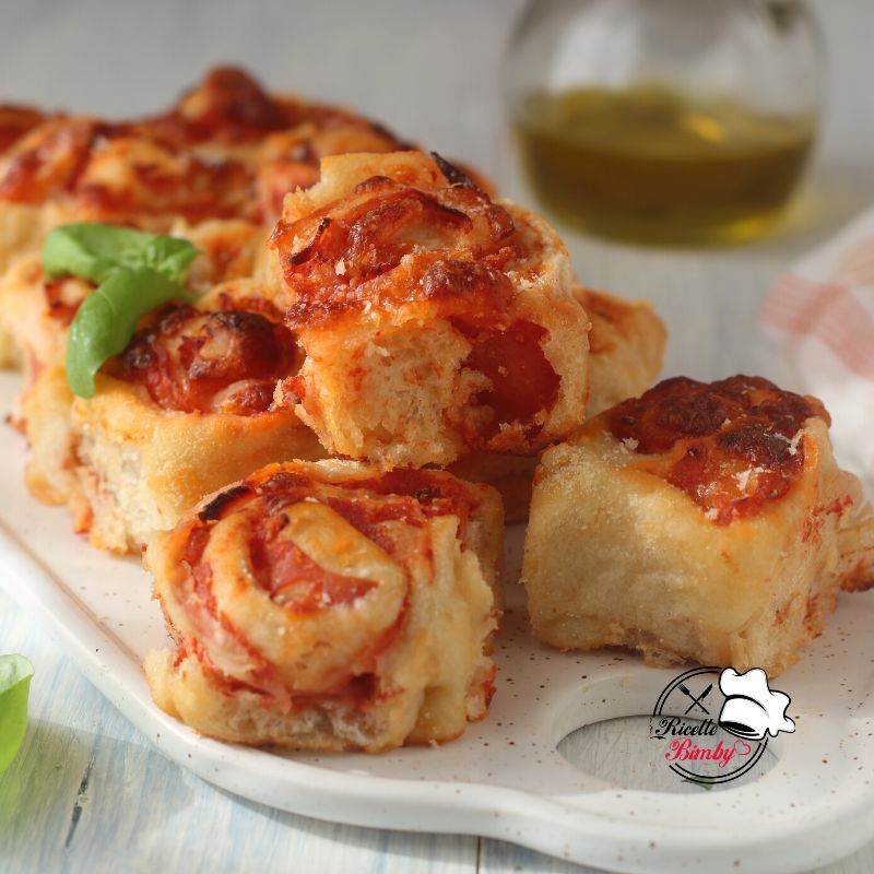 GIRELLE PIZZA fatte in casa con l'aiuto del Bimby