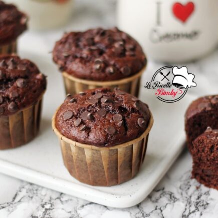 MUFFIN AL CACAO E CIOCCOLATO