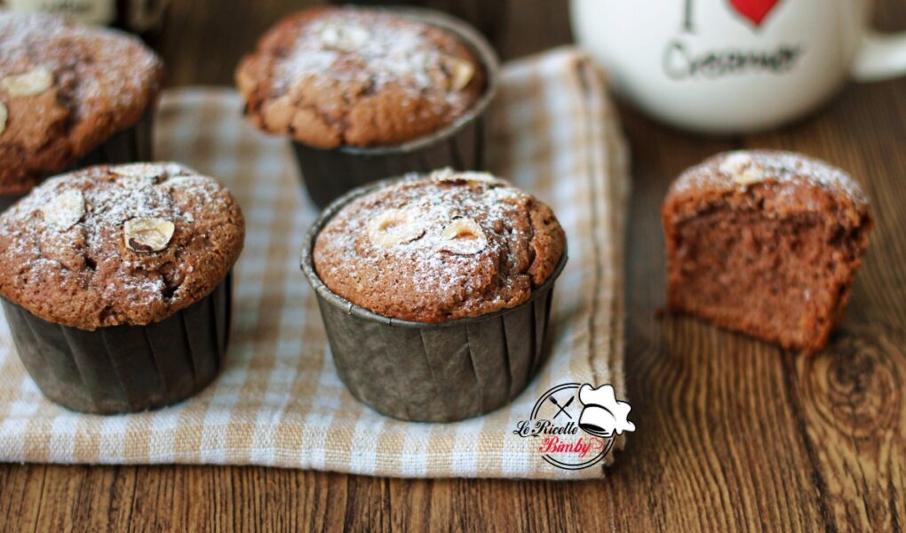MUFFIN ALLA NUTELLA E NOCCIOLE BIMBY