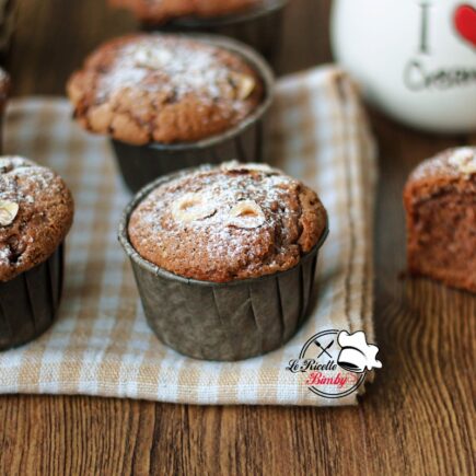 MUFFIN ALLA NUTELLA E NOCCIOLE BIMBY
