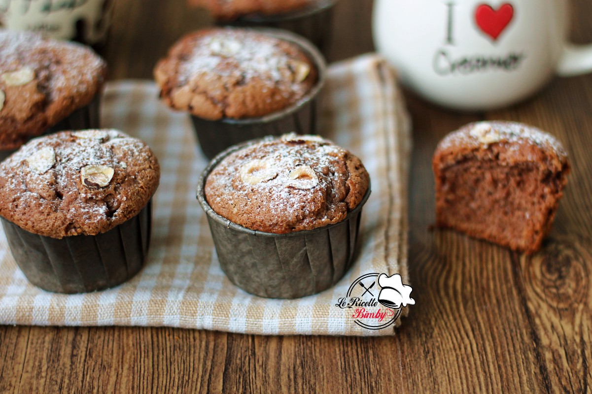 MUFFIN ALLA NUTELLA E NOCCIOLE BIMBY