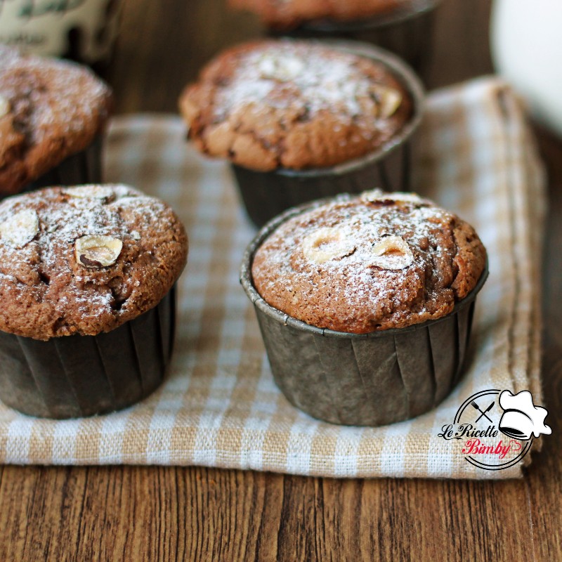 MUFFIN ALLA NUTELLA E NOCCIOLE BIMBY