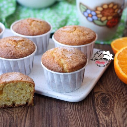 MUFFIN ALL'ARANCIA SENZA LATTOSIO BIMBY