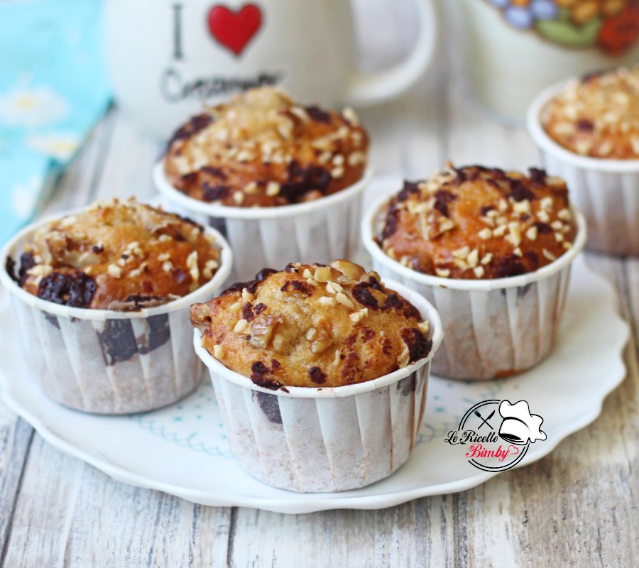 MUFFIN ALLE NOCI E NOCCIOLE BIMBY
