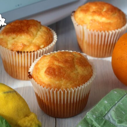 MUFFIN ALL'ARANCIA E LIMONE BIMBY
