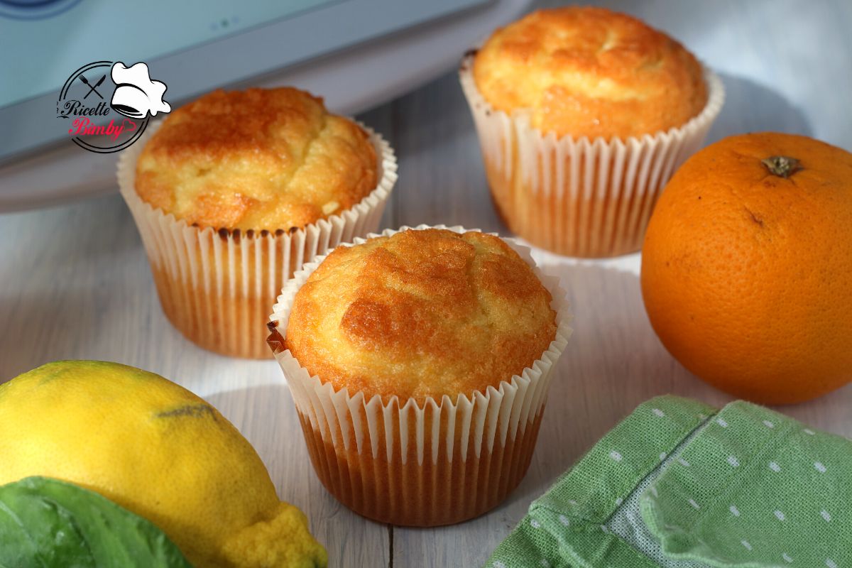 MUFFIN ALL'ARANCIA E LIMONE BIMBY