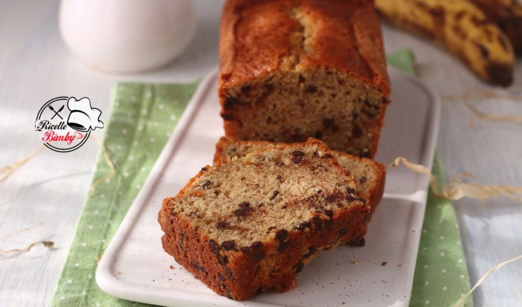 PLUMCAKE ALLA BANANA E GOCCE DI CIOCCOLATO BIMBY 2