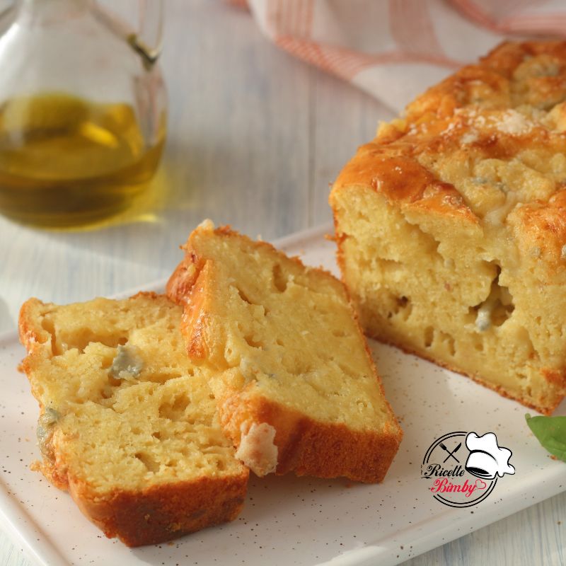 PLUMCAKE GORGONZOLA E PARMIGIANO BIMBY