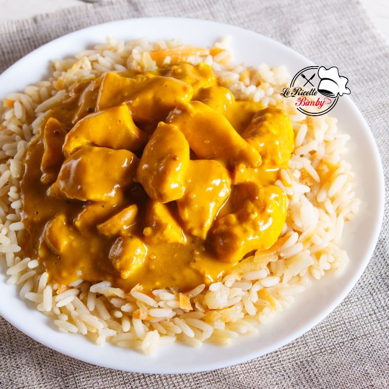 POLLO AL CURRY BIMBY