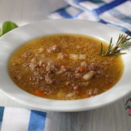 RAGÙ BIANCO CON SALSICCIA fatto con il bimby