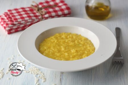 RISOTTO ALLA MILANESE PER 2 PERSONE BIMBY