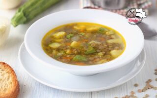 ZUPPA DI LENTICCHIE E ZUCCHINE BIMBY