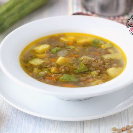 ZUPPA DI LENTICCHIE E ZUCCHINE BIMBY
