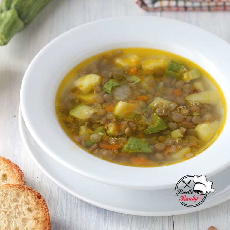 ZUPPA DI LENTICCHIE E ZUCCHINE BIMBY