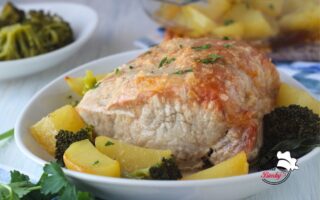 ARROSTO DI LONZA CON VERDURE BIMBY