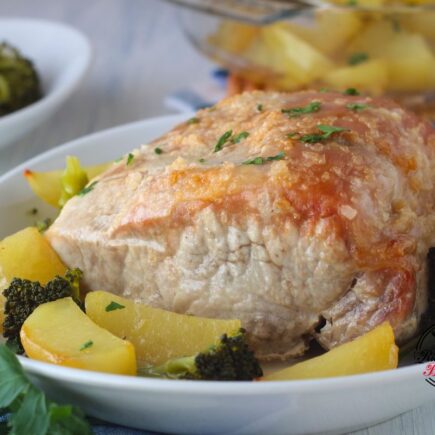 ARROSTO DI LONZA CON VERDURE BIMBY