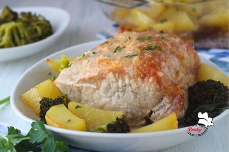 ARROSTO DI LONZA CON VERDURE BIMBY