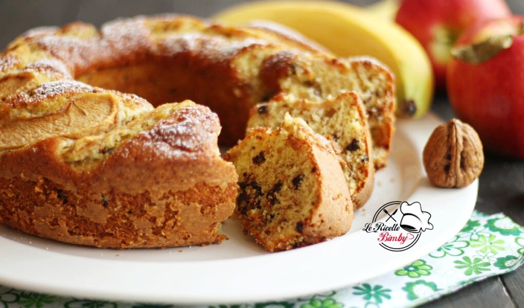 CIAMBELLA ALLE BANANE E MELE BIMBY
