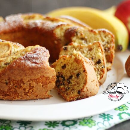 CIAMBELLA ALLE BANANE E MELE BIMBY