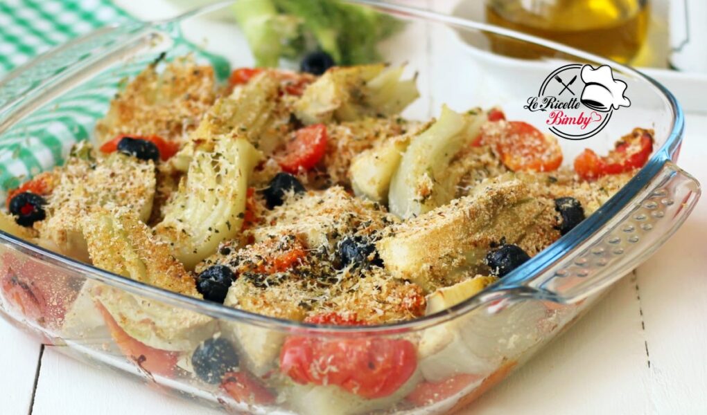 FINOCCHI E POMODORINI GRATINATI BIMBY