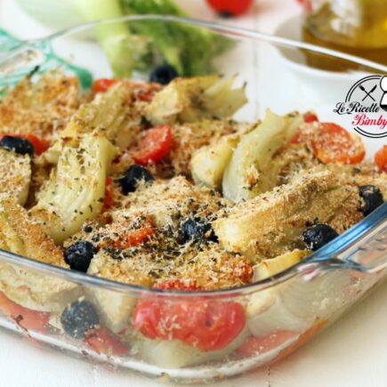 FINOCCHI E POMODORINI GRATINATI BIMBY