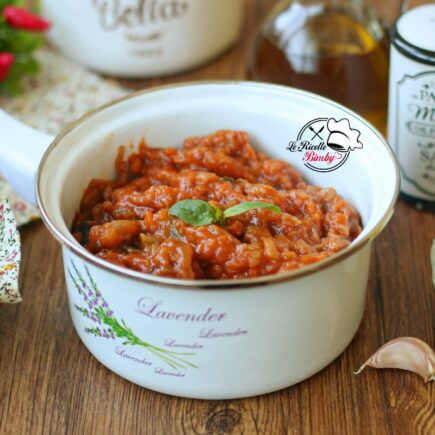RAGU' DI MELANZANE BIMBY