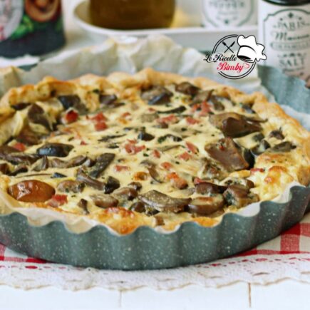TORTA SALATA AI FUNGHI BIMBY